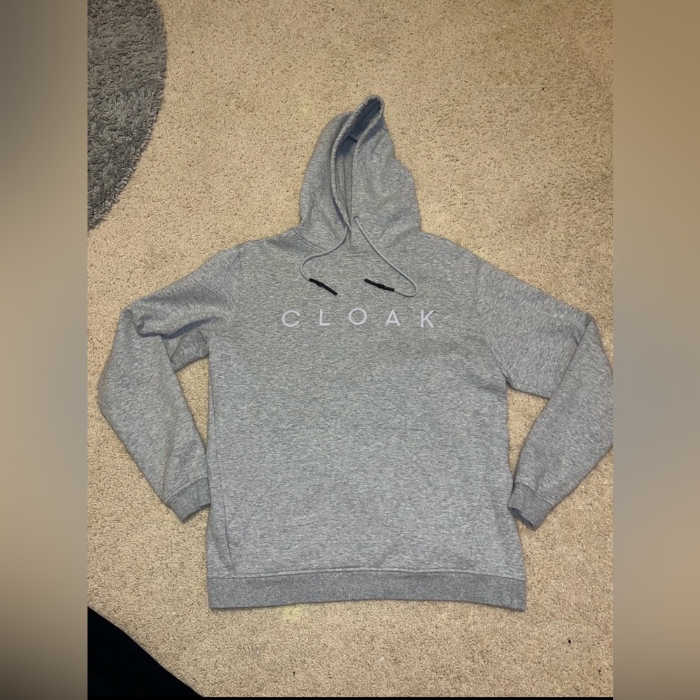 CLOAK Gray Hoodie Sz Medium *VERY FIRST DROP